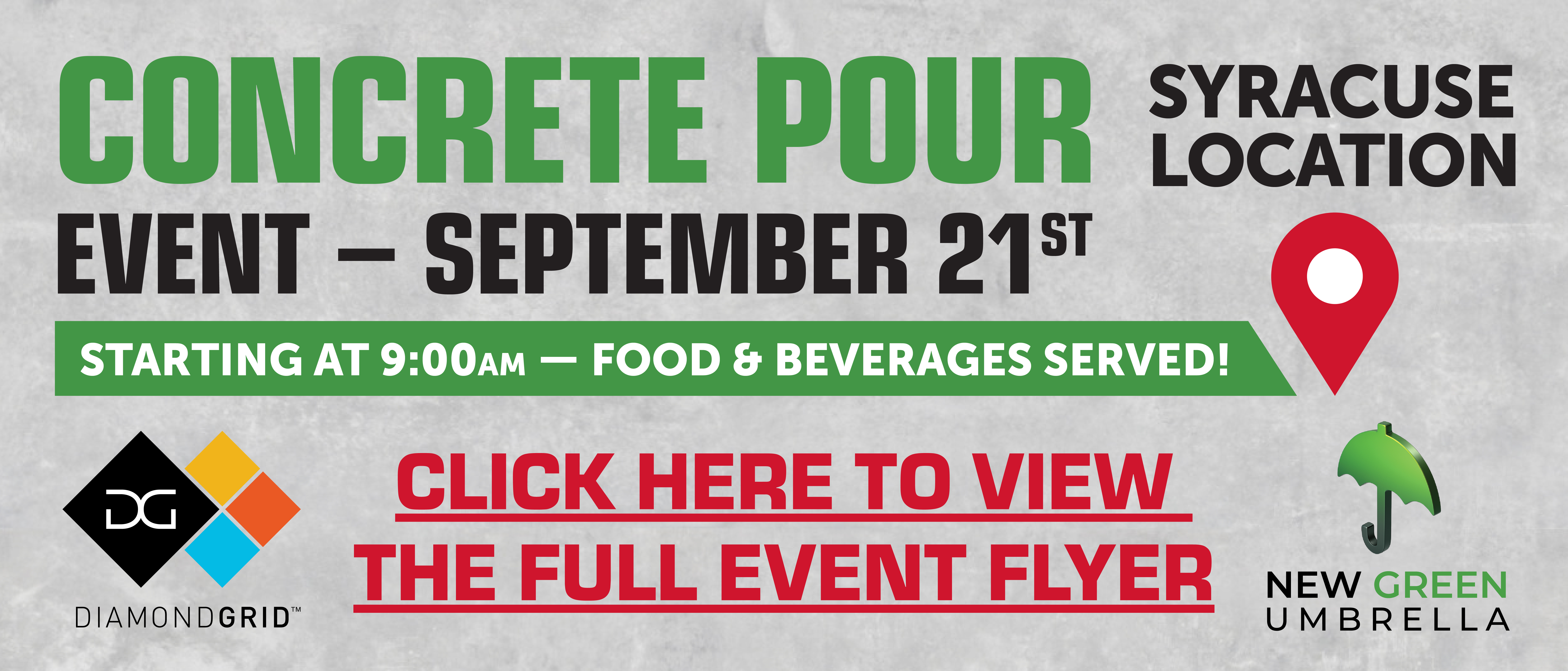 Syracuse Concrete Pour Event